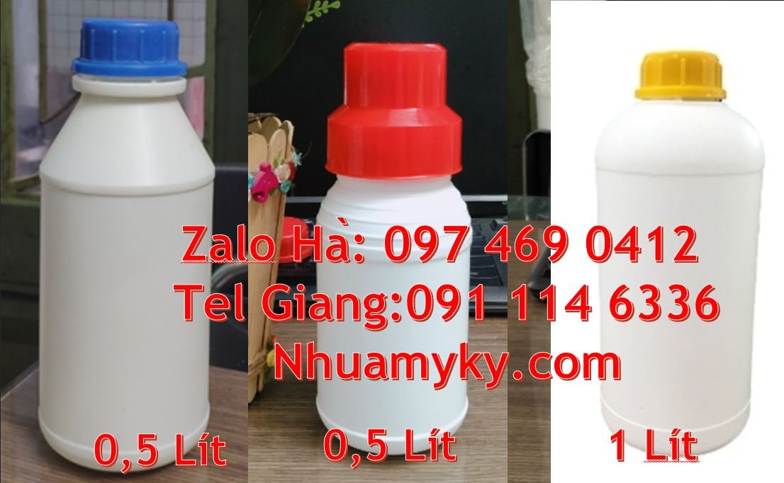 chai nhựa 0.5 lit đựng dầu gạo,chai nhựa giá rẻ,chai nhựa miệng nhỏ ch