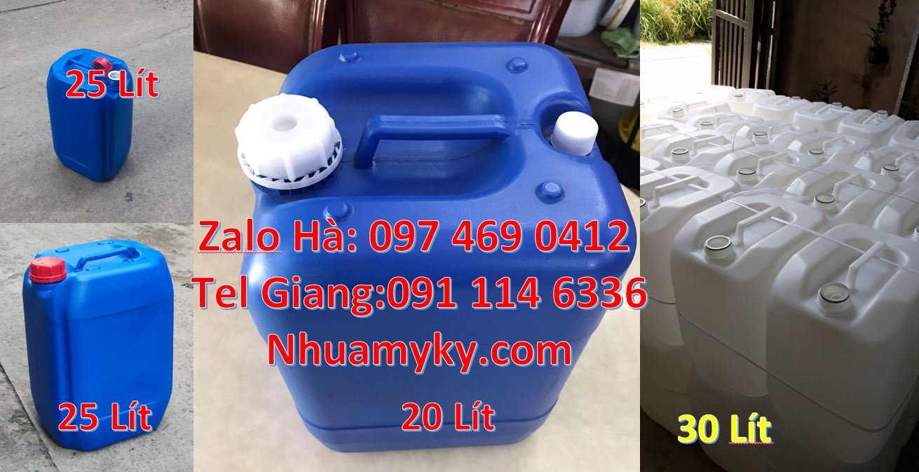 can nhựa 20 lít đựng thuốc bảo vệ thực vật,can nhựa 30 lít đựng hóa ch