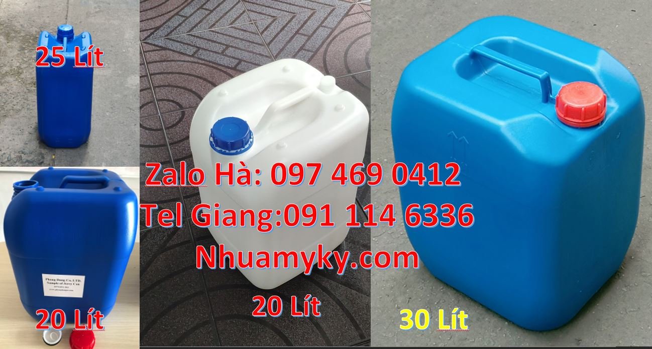 can nhựa 20 lít đựng thuốc bảo vệ thực vật,can nhựa 30 lít đựng hóa ch