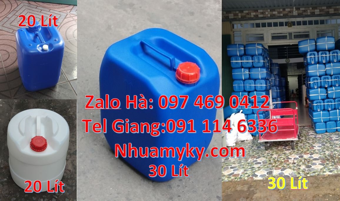 can nhựa 20 lít đựng thuốc bảo vệ thực vật,can nhựa 30 lít đựng hóa ch