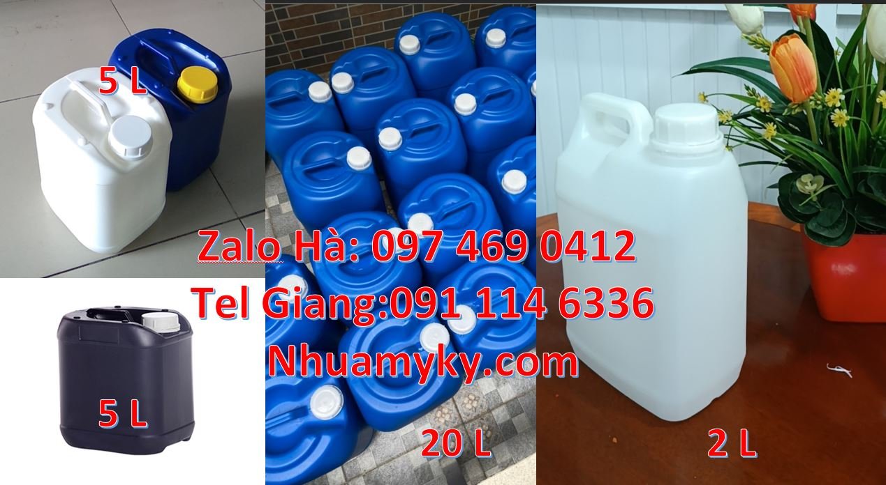can nhựa 2lit đựng nước giật,bán can 10 lít đựng nước mắm,sĩ lẻ can nh