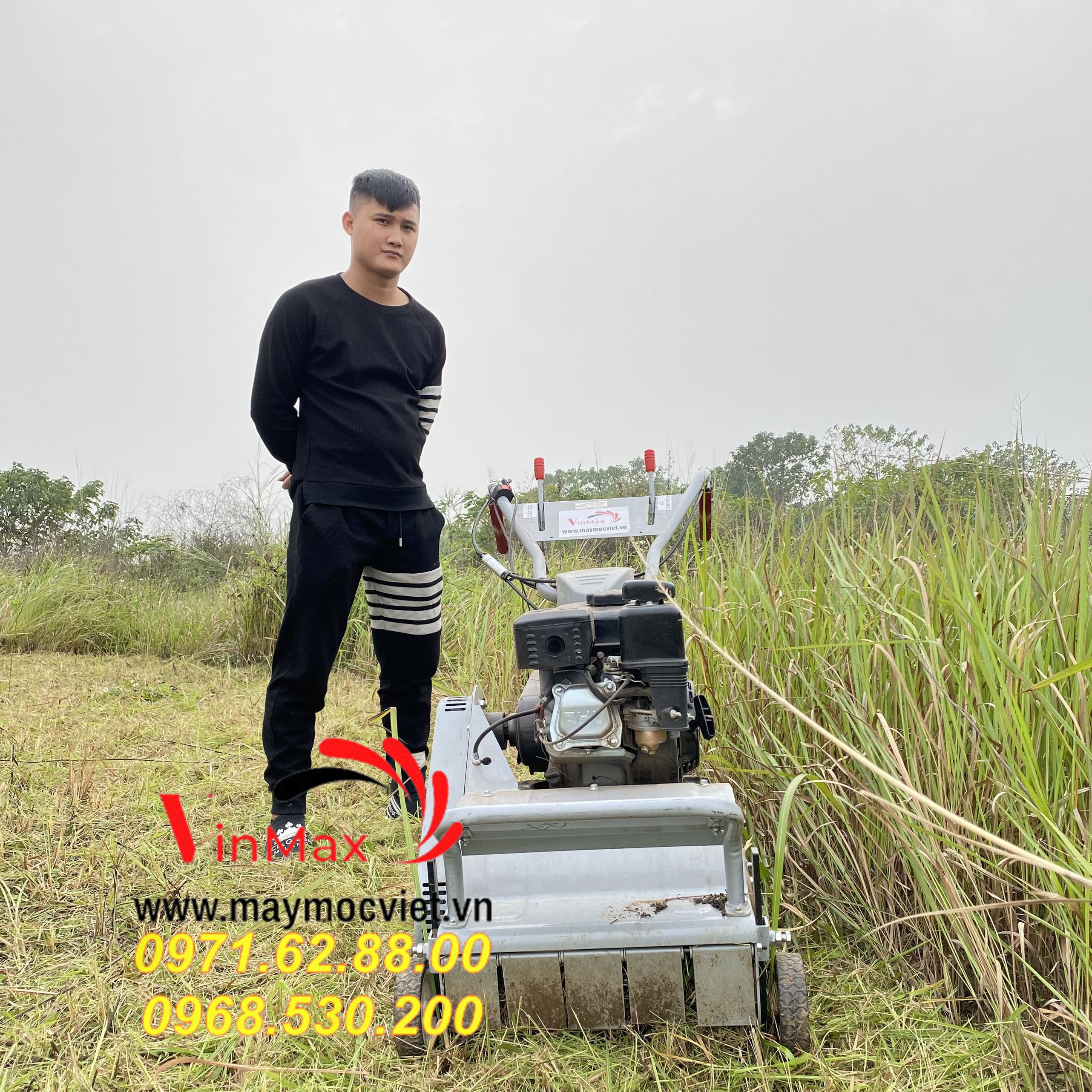 Đánh giá máy cắt cỏ trục băm Kawasaki VMTB70