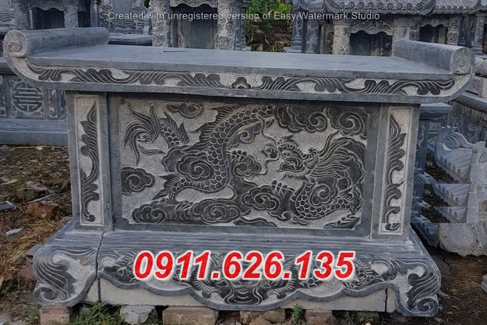 Ban Thờ Bàn Lễ Đá Đẹp, Bàn Lễ Đặt Ngoài Trời.