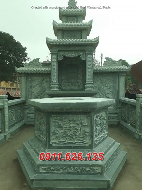 Mẫu Mộ Đá Lục Lăng Đẹp,