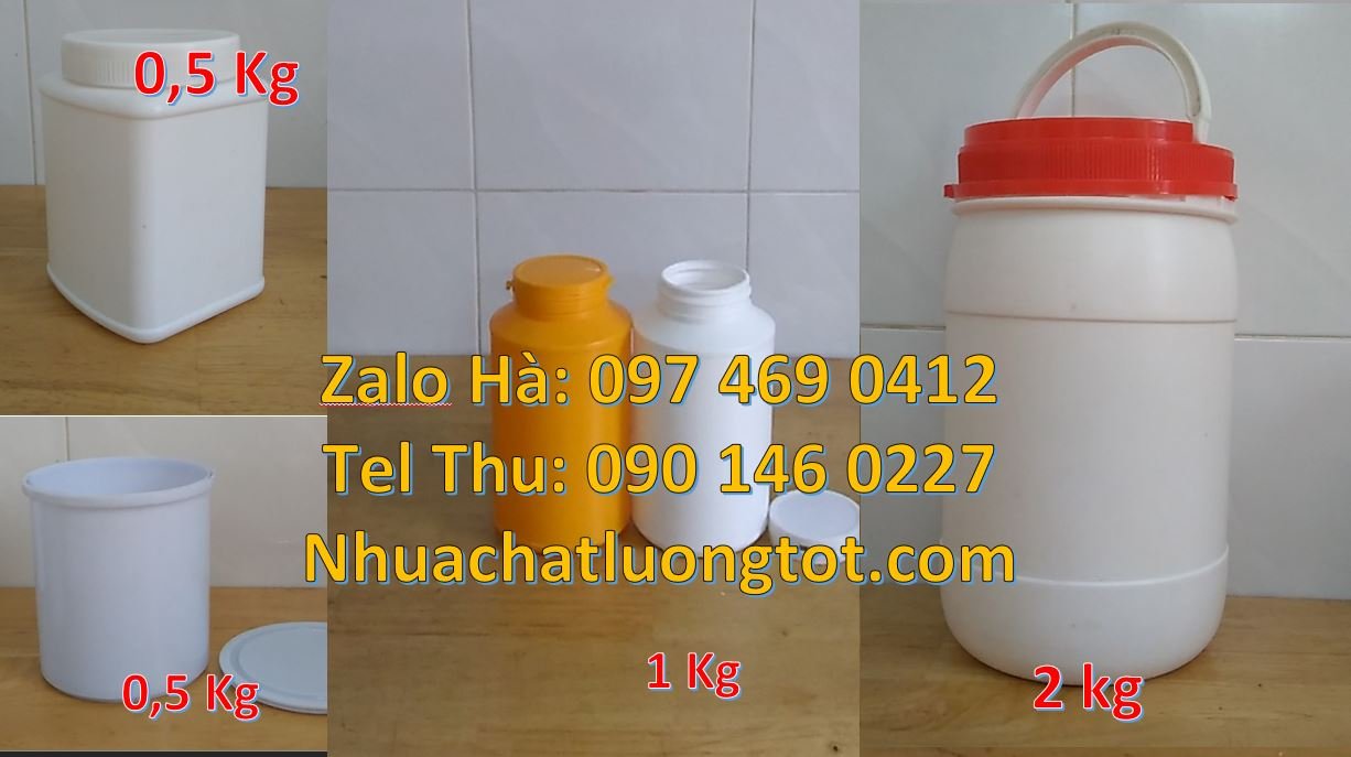 hũ 250g đựng bột,hũ đựng dung môi 200g sỉ lẽ hũ nhựa 50g 150g giá rẻ n
