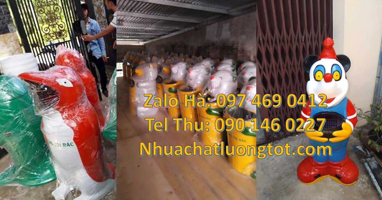 cung cấp sĩ lẻ thùng rác hình con thú,thùng rác hình con chim cánh cụt