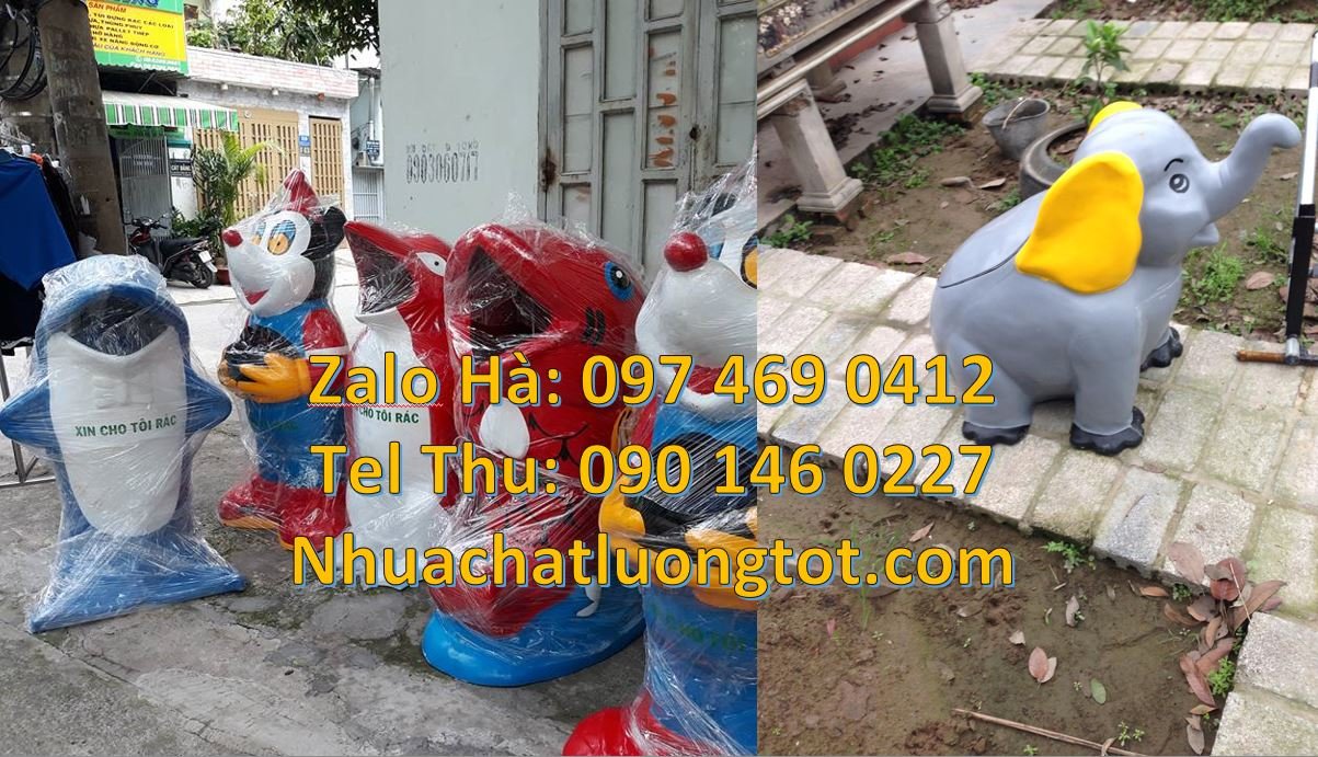 cung cấp sĩ lẻ thùng rác hình con thú,thùng rác hình con chim cánh cụt