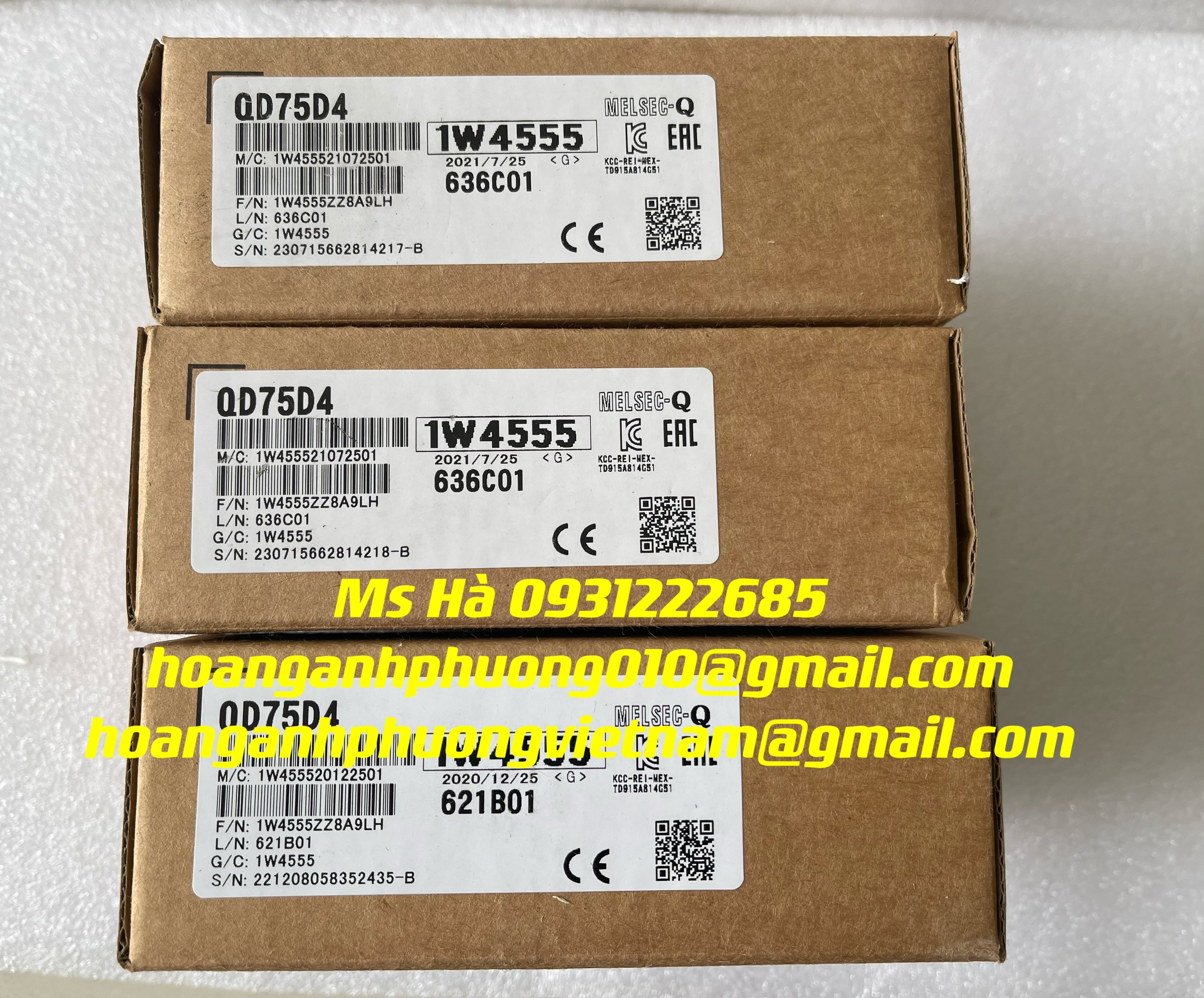 QD75D4, mitsubishi, mô đun dòng melsec Q điều khiển