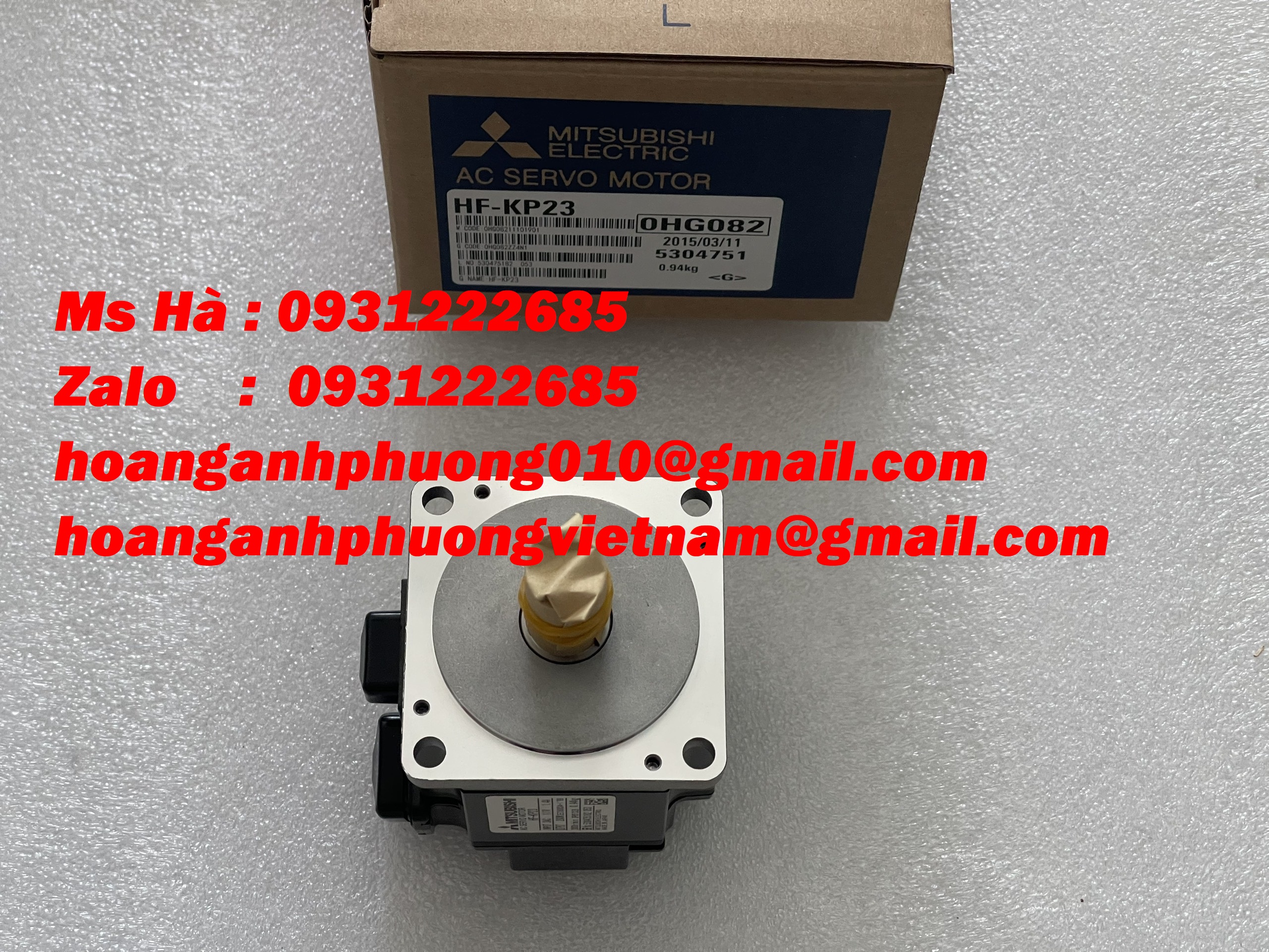 Motor servo 100W HF-KP23 mitsubishi - nhập khẩu