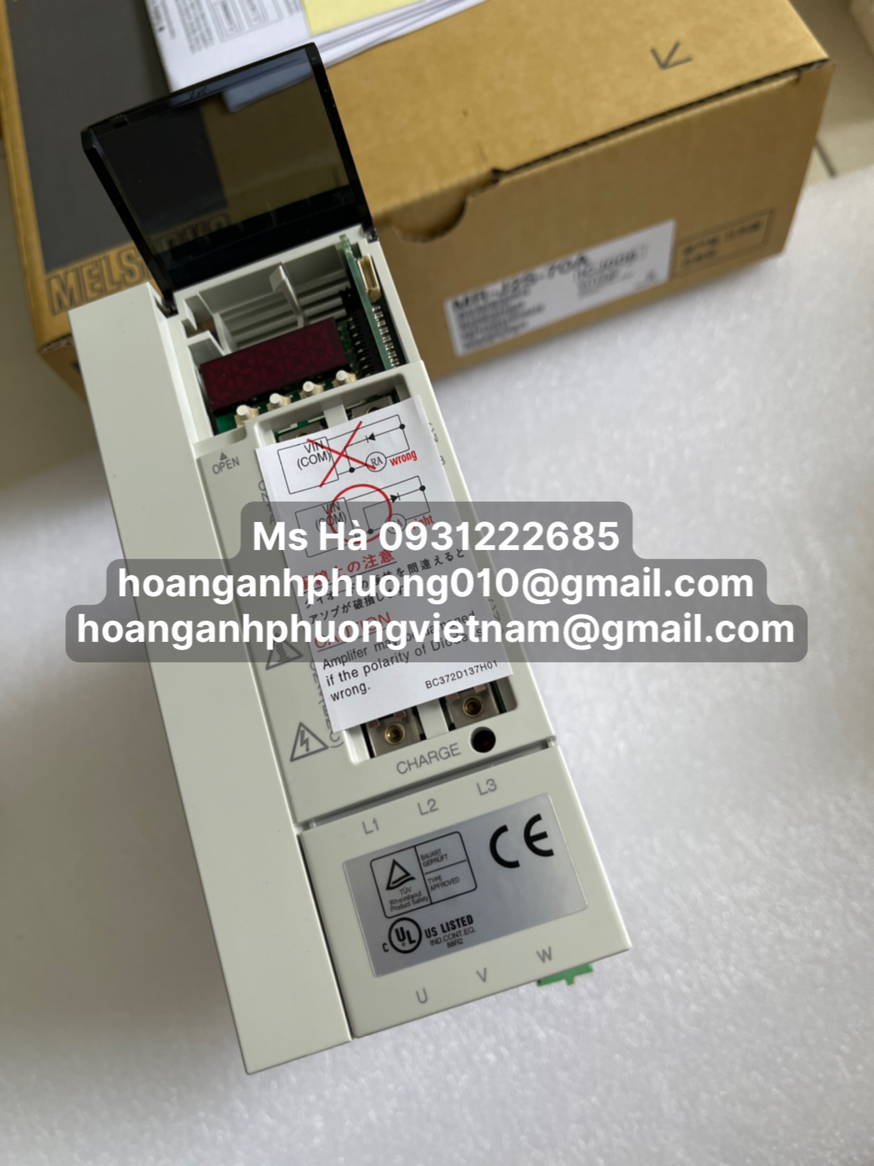 Driver nhập khẩu trực tiếp dòng mitsubishi MR-J2S-70A giá rẻ