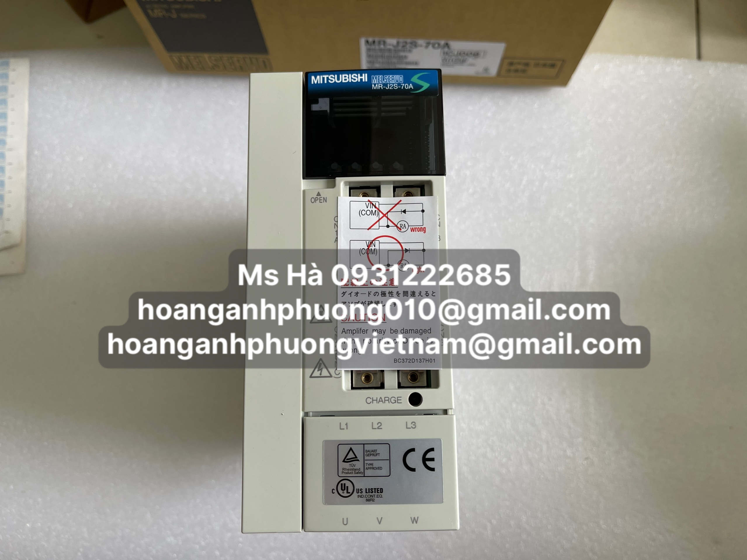 Driver nhập khẩu trực tiếp dòng mitsubishi MR-J2S-70A giá rẻ