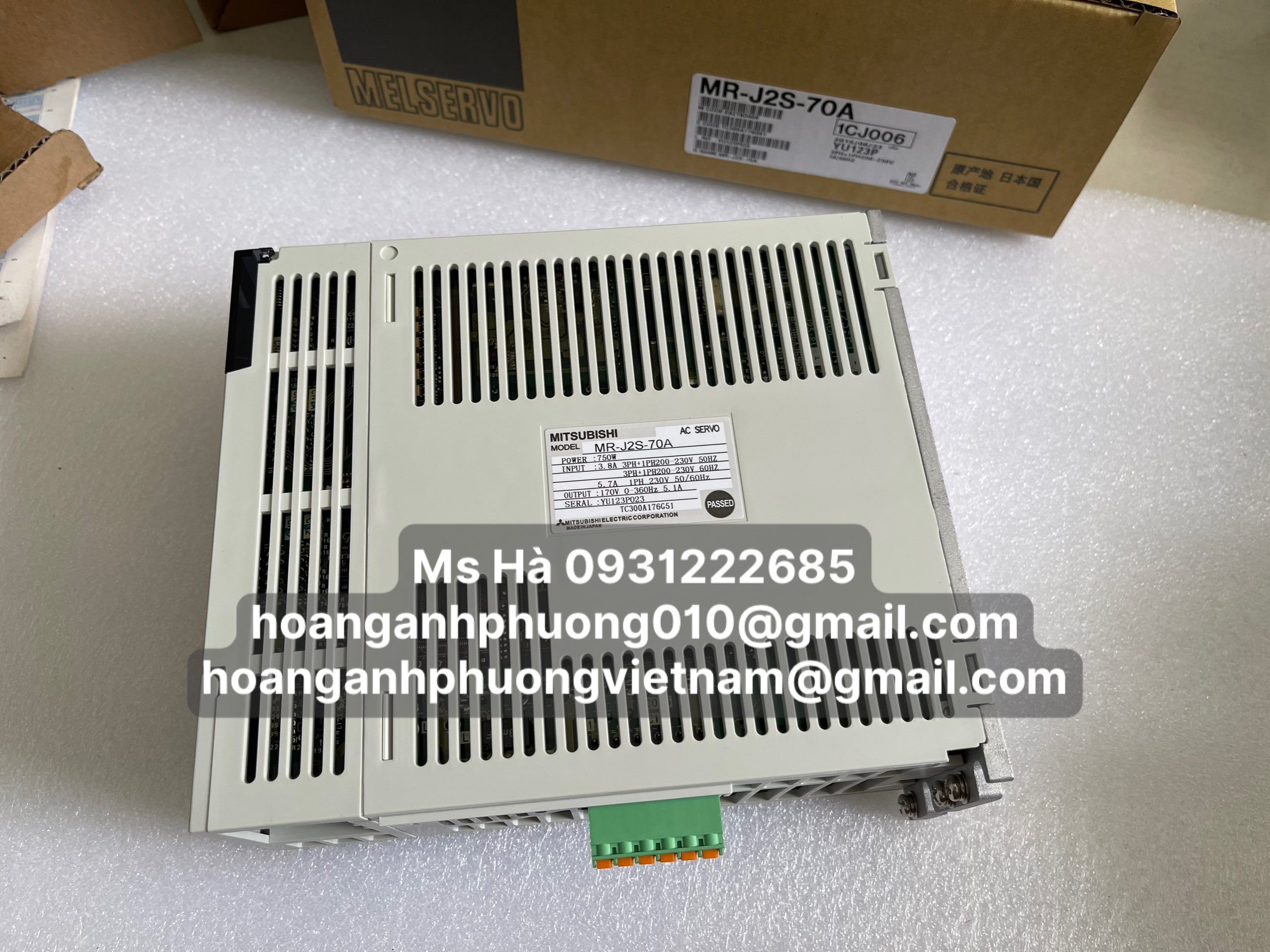 Driver nhập khẩu trực tiếp dòng mitsubishi MR-J2S-70A giá rẻ