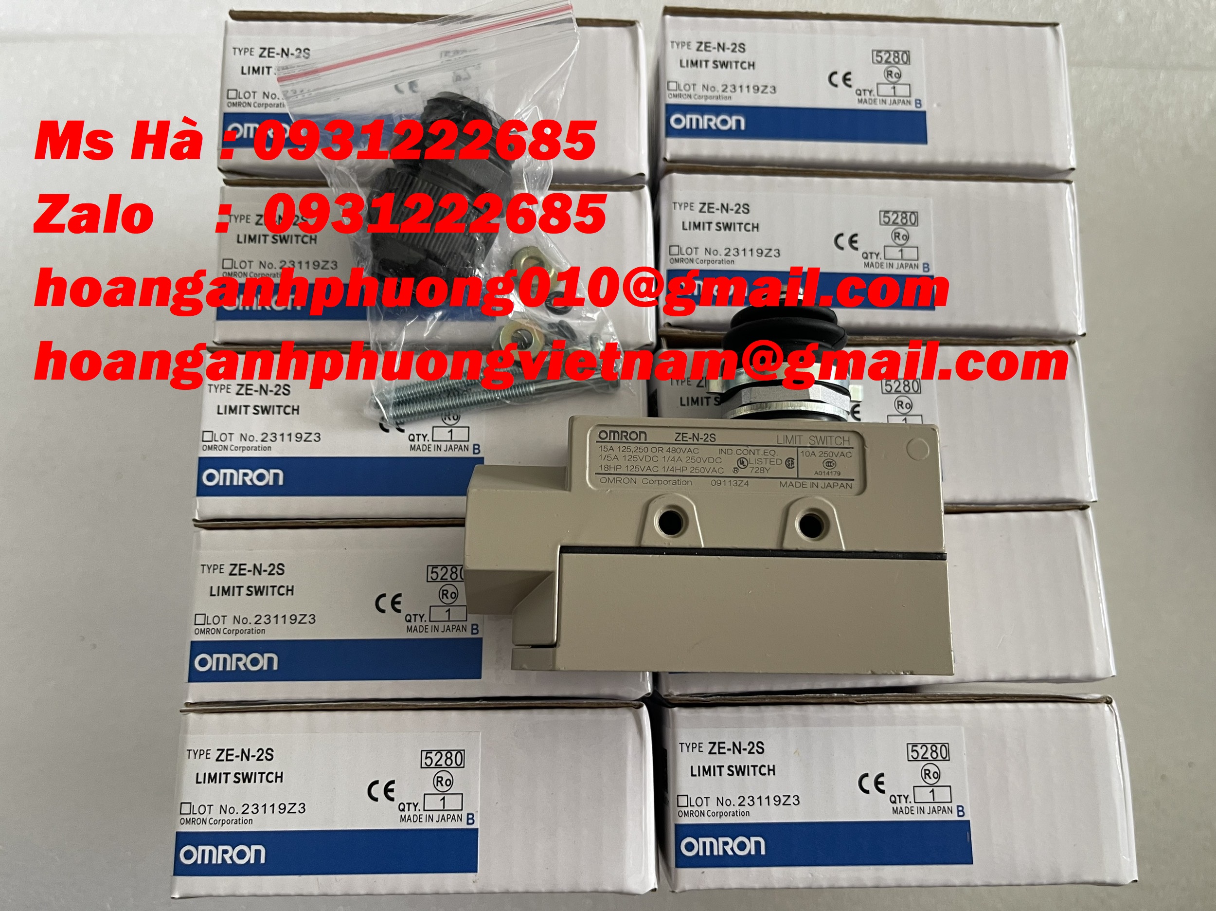 ZE-N-2S  dòng Omron  công tắc hành trình  BH 12 tháng