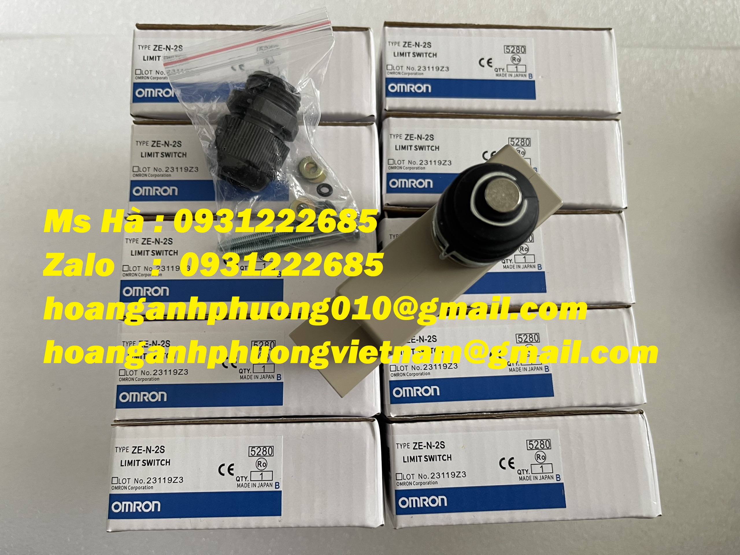 ZE-N-2S  dòng Omron  công tắc hành trình  BH 12 tháng