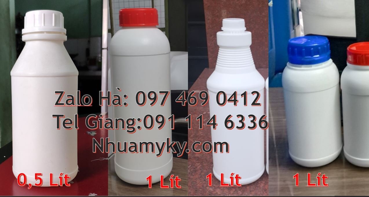 chai nhựa 30ml đựng dung môi,chai nhựa 500ml đựng hóa chất giá rẻ nhất
