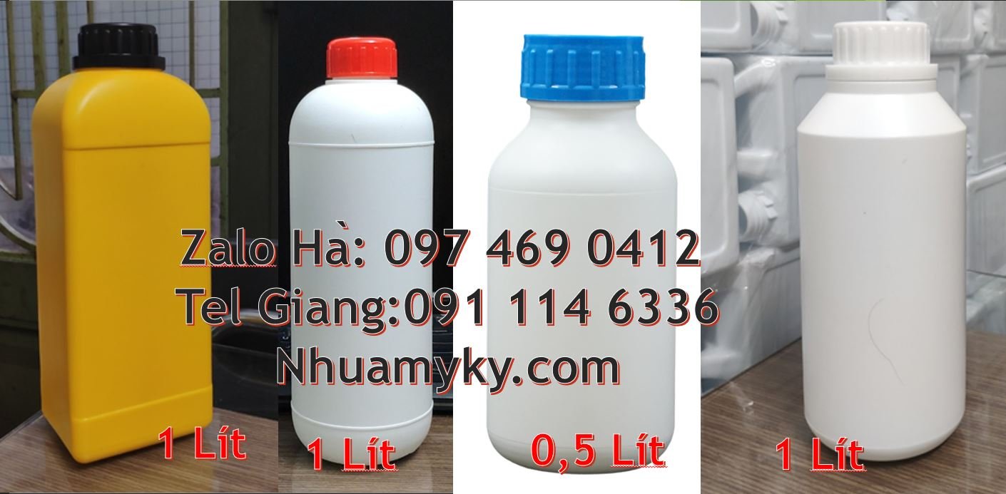 chai nhựa 30ml đựng dung môi,chai nhựa 500ml đựng hóa chất giá rẻ nhất