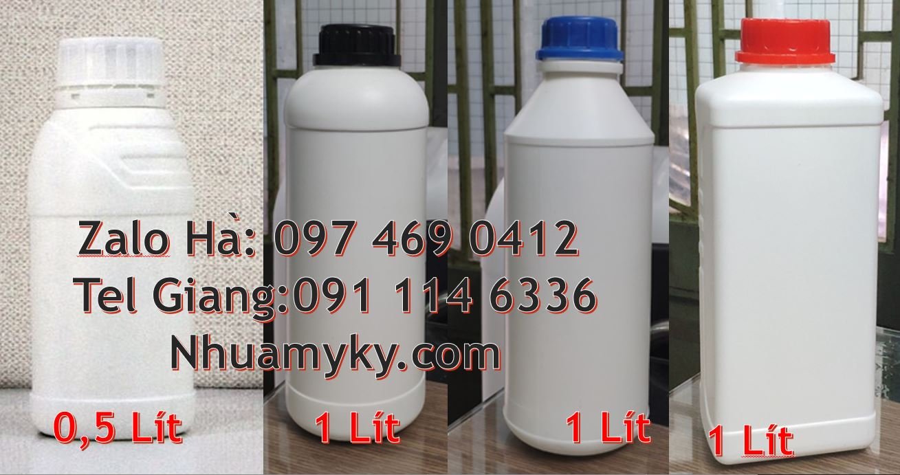 chai nhựa 30ml đựng dung môi,chai nhựa 500ml đựng hóa chất giá rẻ nhất