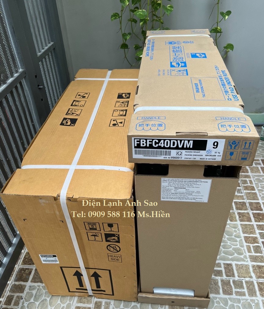 Máy lạnh giấu trần Daikin FBFC40DVM (1.5HP) - Công nghệ Nhật Bản