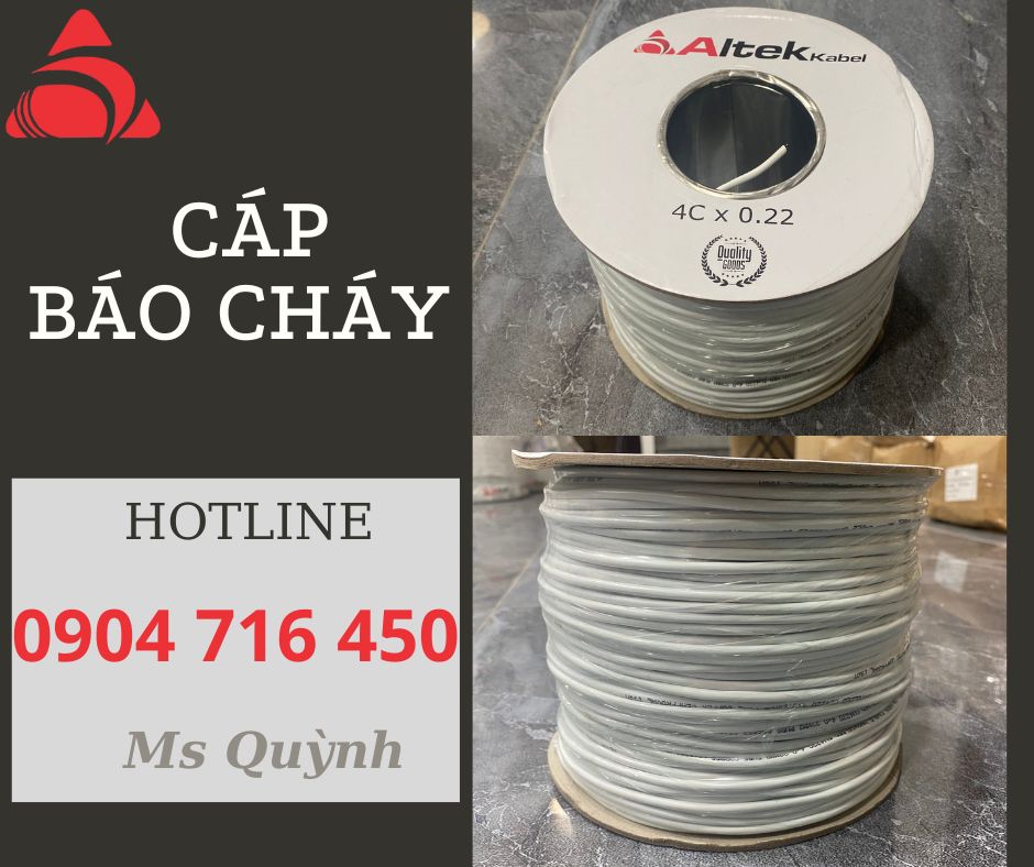 Cáp báo cháy 4cx0.22mm Hồ Chí Minh, Đà Nẵng, Hà Nội