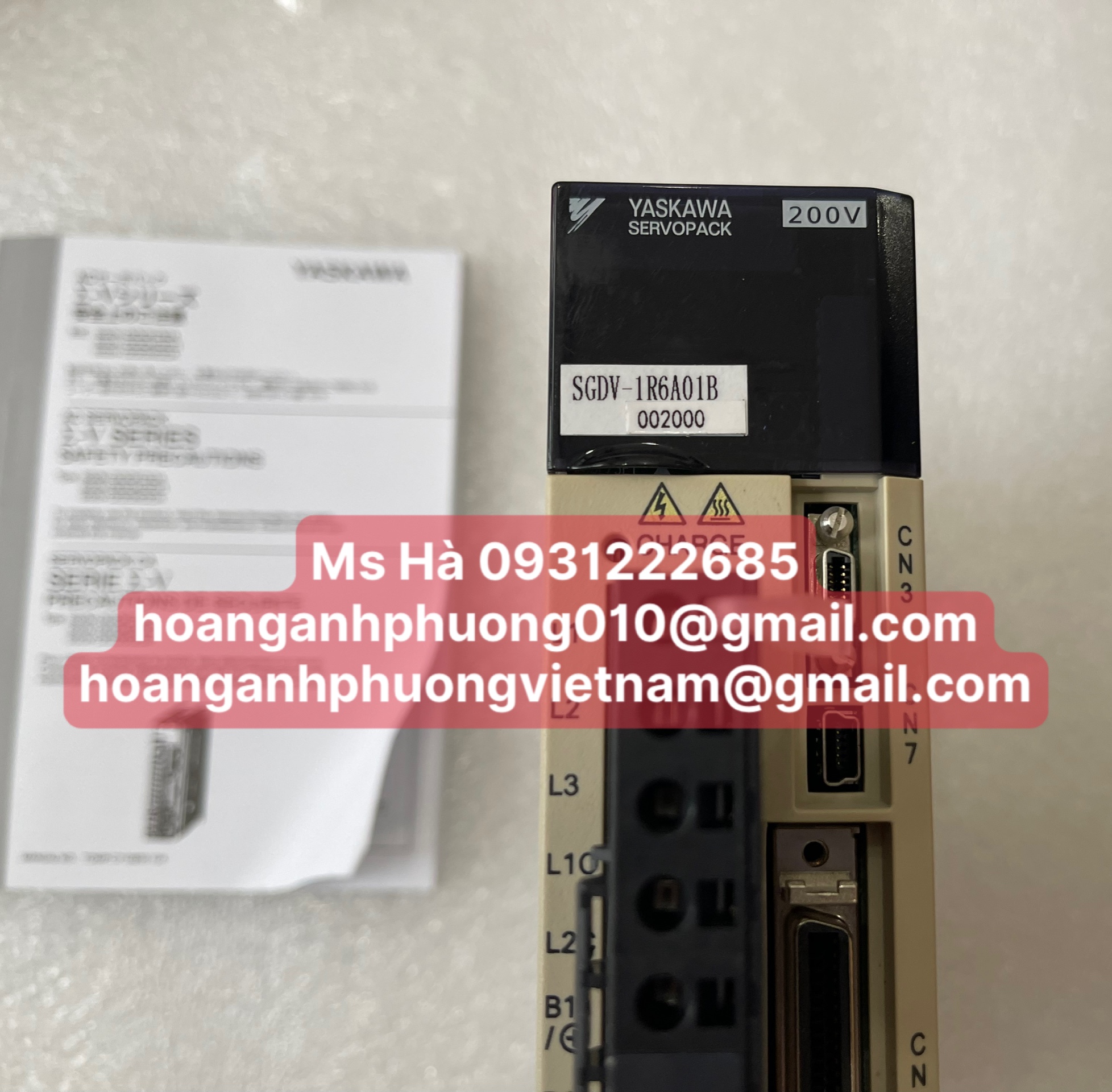 SGDV-1R6A01B002000, bộ điều khiển, chính hãng 100%, yaskawa