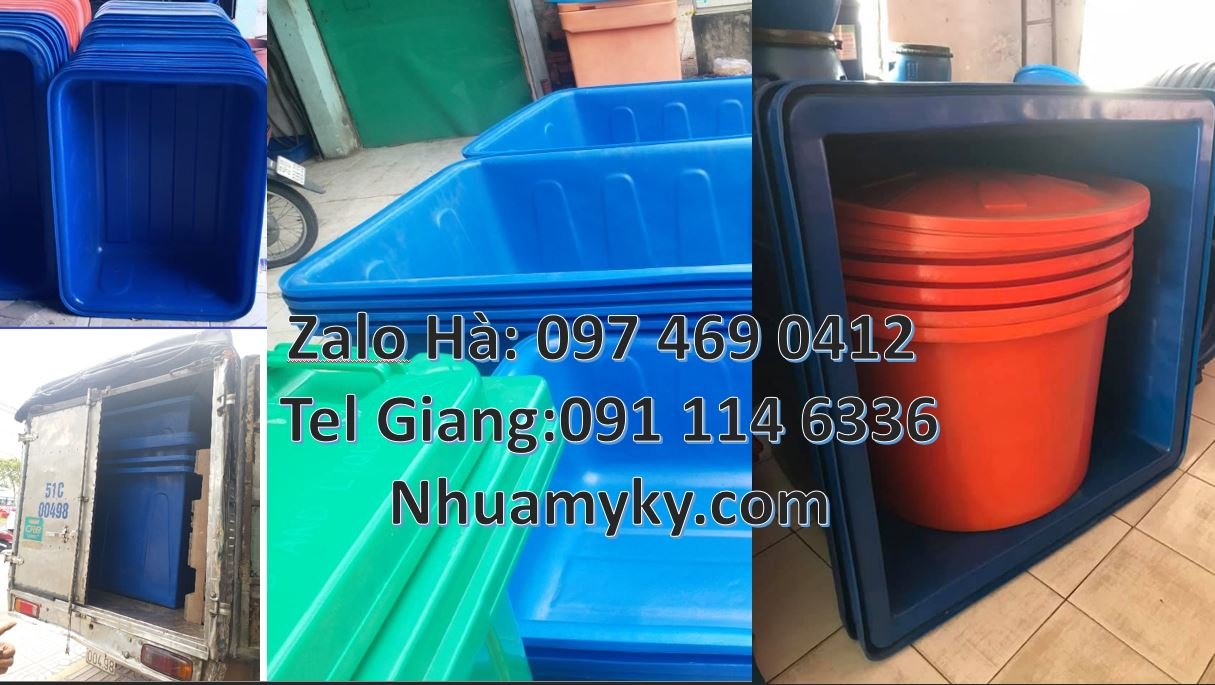 thùng nhựa trồng rau,thùng chứa nước lớn,thùng nhựa vuông giá rẻ nhất