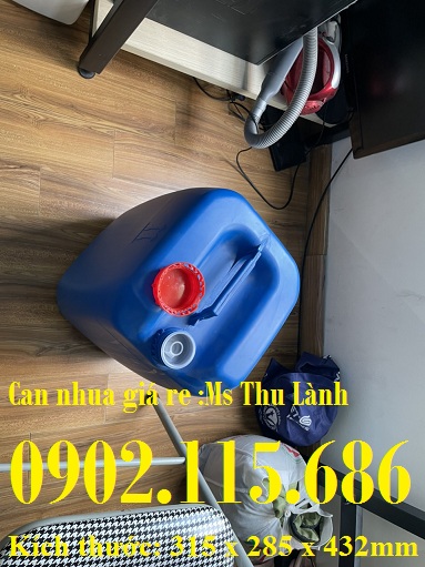 Can nhựa 30 lít vuông, can nhựa 30 lít, can 30 lít