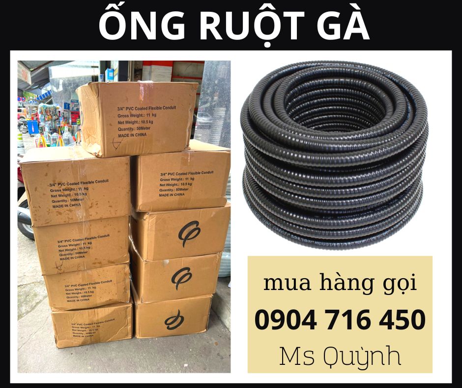 ống sun sắt, ruột gà lõi thép Hà Nội, Hồ Chí Minh, Đà Nẵng