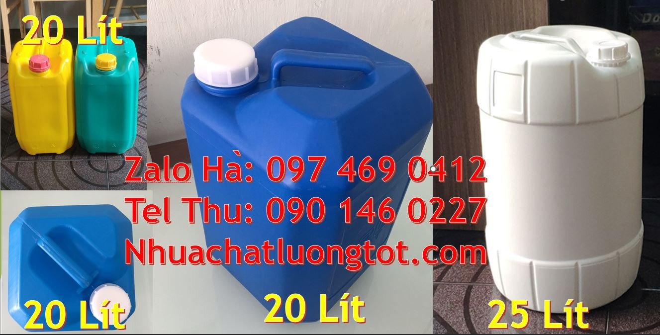 can 25l giá rẻ,can 20l đựng axit,can 30l đựng dầu nhớt giá rẻ hóa chất