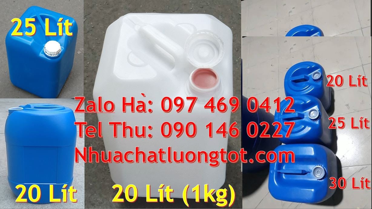 can 25l giá rẻ,can 20l đựng axit,can 30l đựng dầu nhớt giá rẻ hóa chất