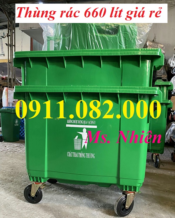 Thùng rác 120 l giá rẻ tại cần thơ- lh 0911082000