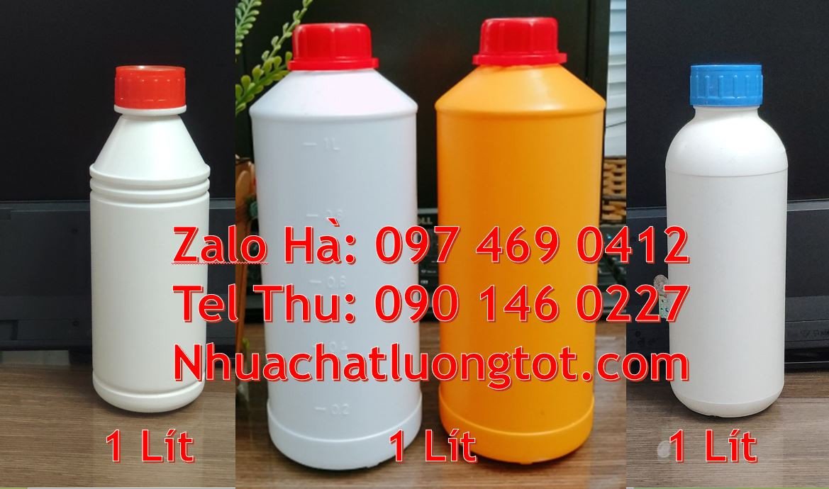 chai nhựa hdpe 1l tròn giá rẻ,chai nhựa đựng hóa chất,chai nhựa 250ml