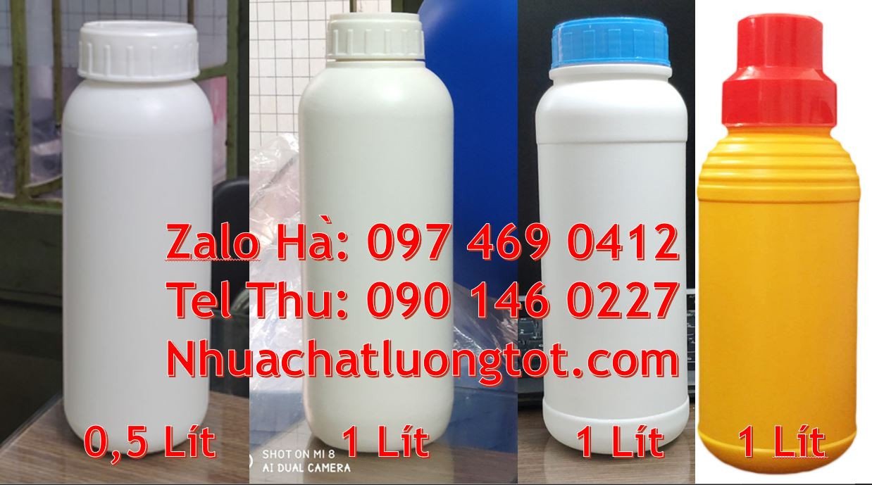 chai nhựa hdpe 1l tròn giá rẻ,chai nhựa đựng hóa chất,chai nhựa 250ml
