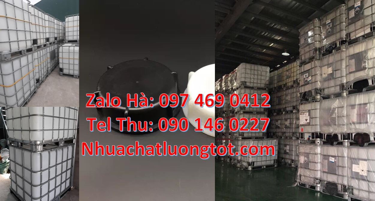 thùng nhựa vuông,thùng nhựa ibc 1000 lit thùng tank 1000lit có khung t