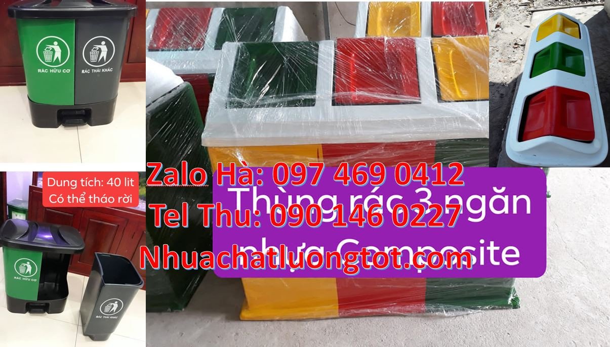 thùng rác 3 ngăn nắp lật,thùng rác 2 ngăn nắp bập bênh,thùng rác 3 ngă
