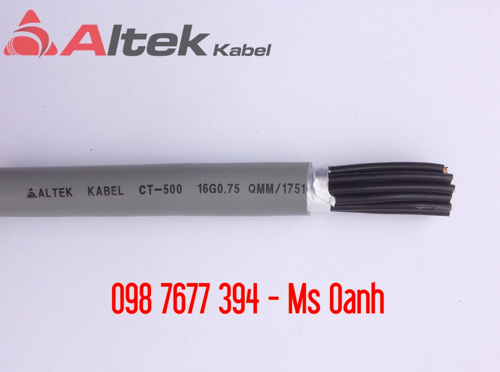 cáp điều khiển 16x0.5, cáp điều khiển 16x0.75, cáp điều khiển 16x1.0