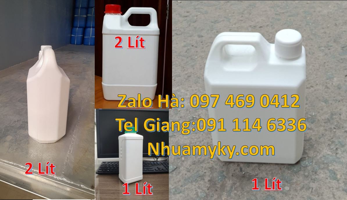 can nhựa 1l 2l đựng dung môi,can nhựa cao cấp,can nhựa nhỏ đựng chế ph