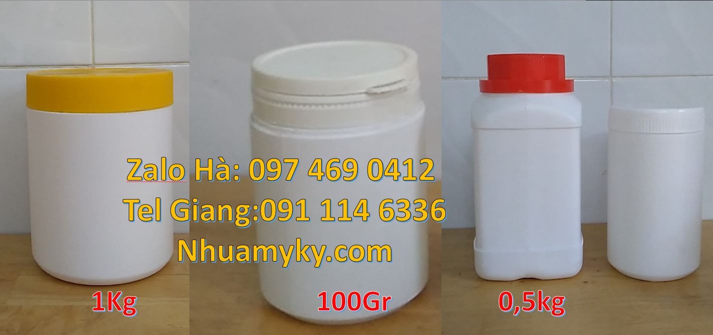 hũ 250gr đựng xí muội,hũ nhựa 100 gram,hũ pet nắp nhựa trắng 200 gram