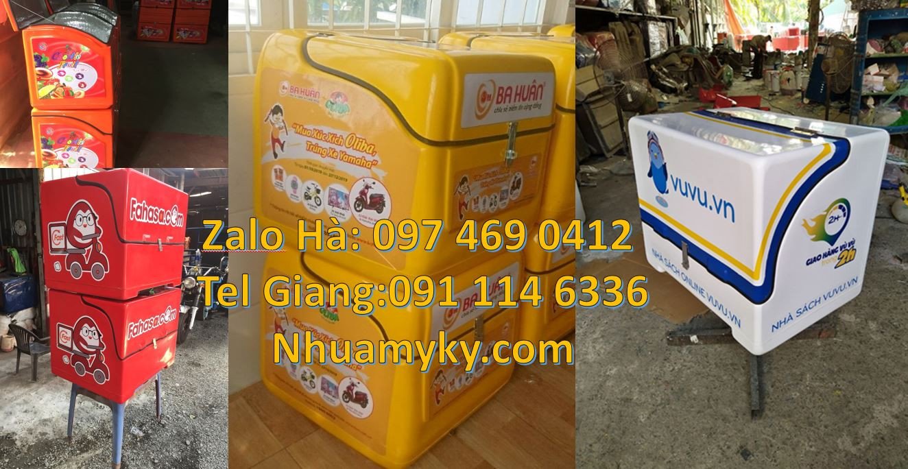 thùng chở hàng xe máy mới,thùng chở hàng giữ nhiệt đa năng,thùng giao