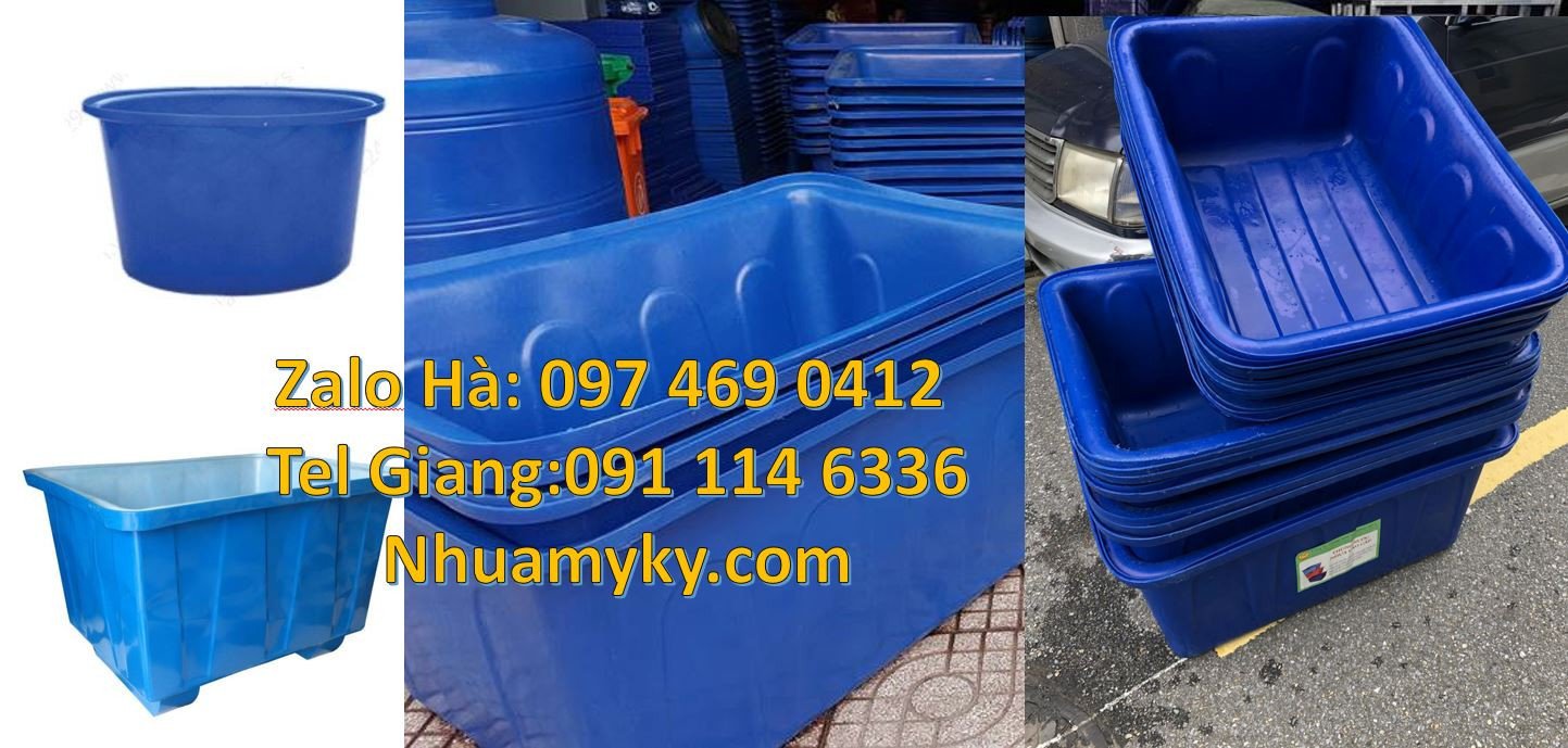thùng nhựa vuông 750l thùng nhựa tròn 2000 lít,thùng nhựa chữ nhật giá