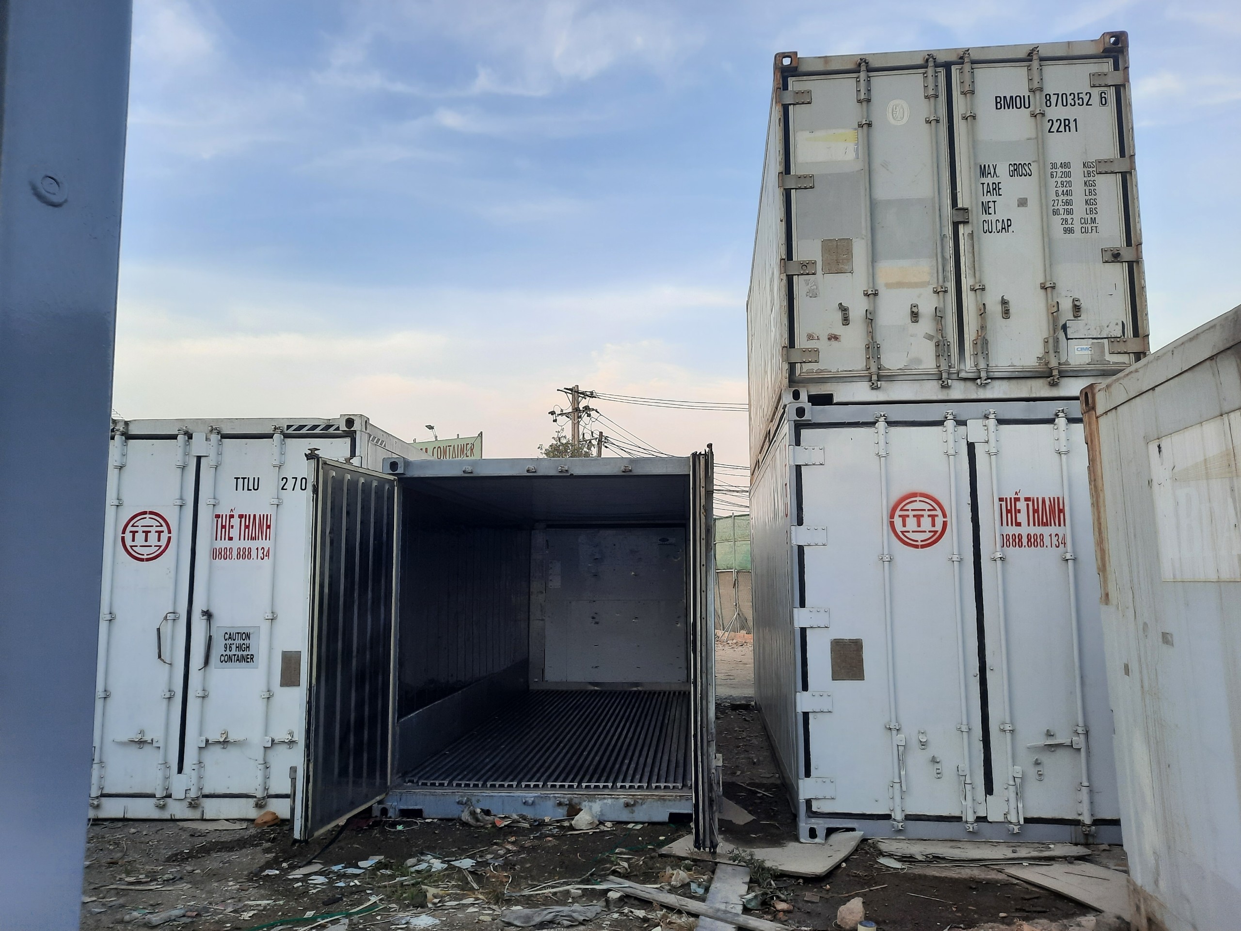 thanh lý container kho lạnh 20feet gái rẻ