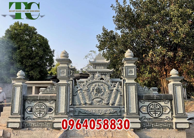 Khu lăng mộ đá xanh rêu Thanh Hóa nguyên khối cao cấp nhất hiện nay