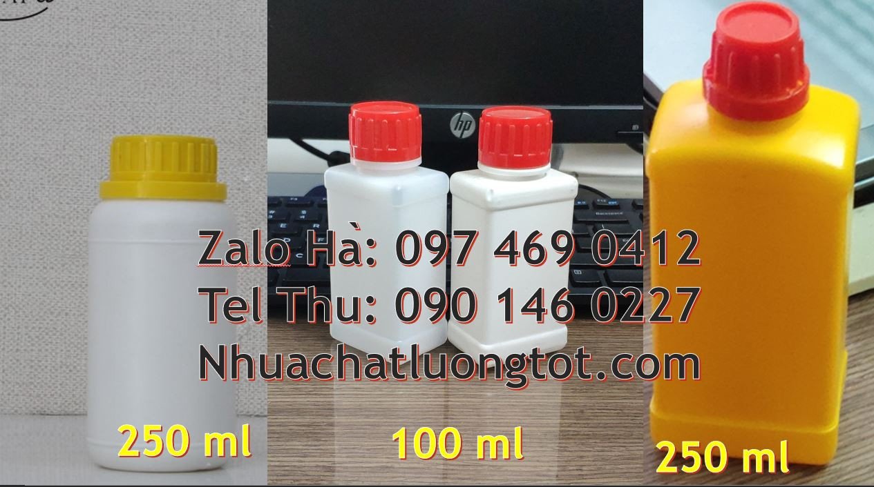 chai 100ml đựng hóa chất,chai 30ml nắp vặn,chai 250ml đựng mẫu thử rẻ