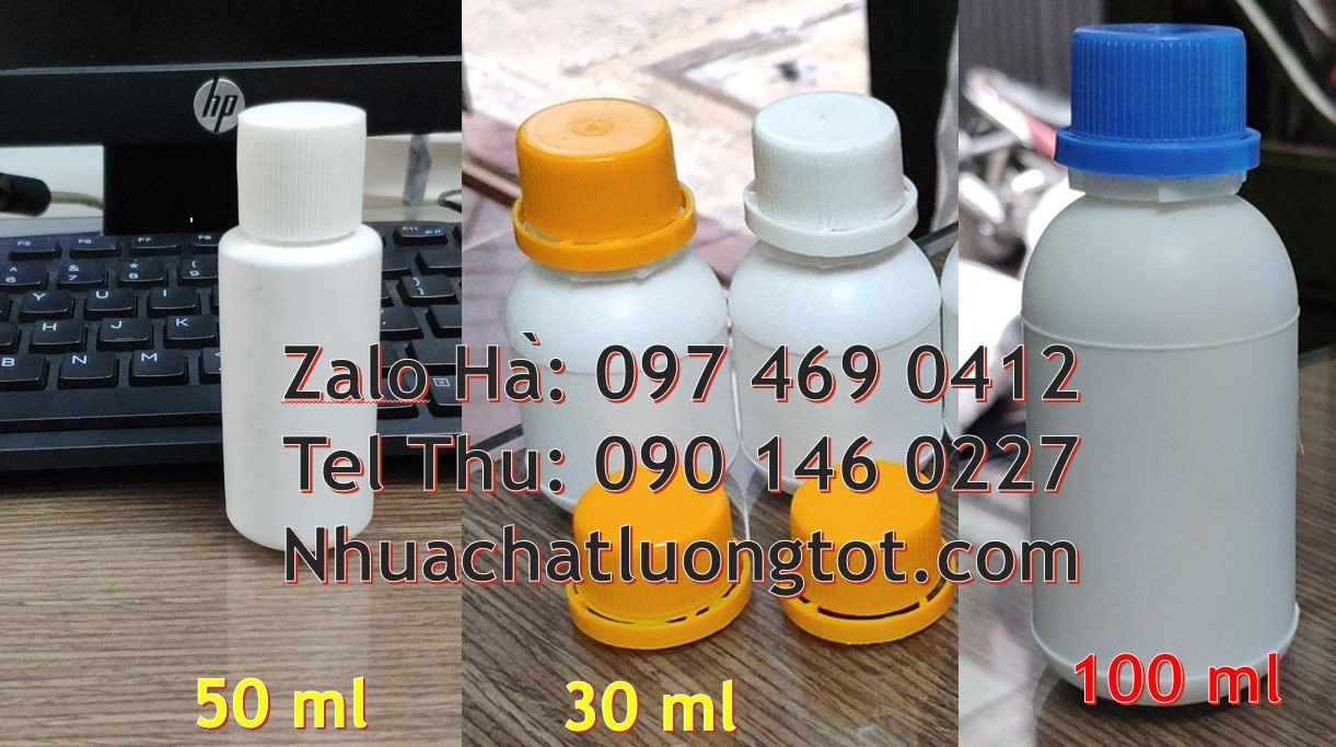 chai 100ml đựng hóa chất,chai 30ml nắp vặn,chai 250ml đựng mẫu thử rẻ