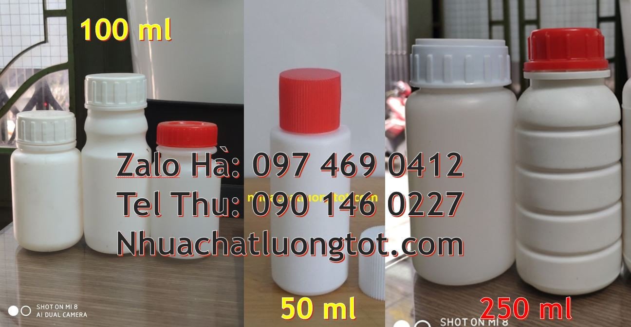 chai 100ml đựng hóa chất,chai 30ml nắp vặn,chai 250ml đựng mẫu thử rẻ