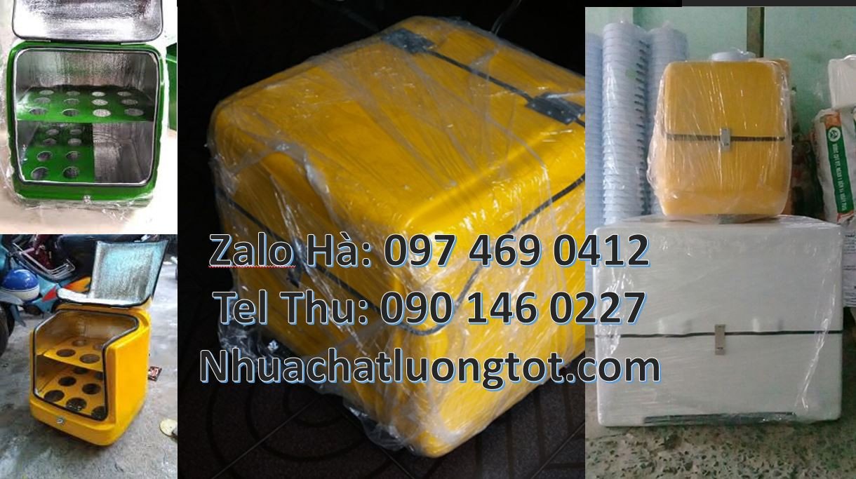 thùng giao cafe thùng giao trà sữa, túi giữ nhiệt giao hàng thùng ship