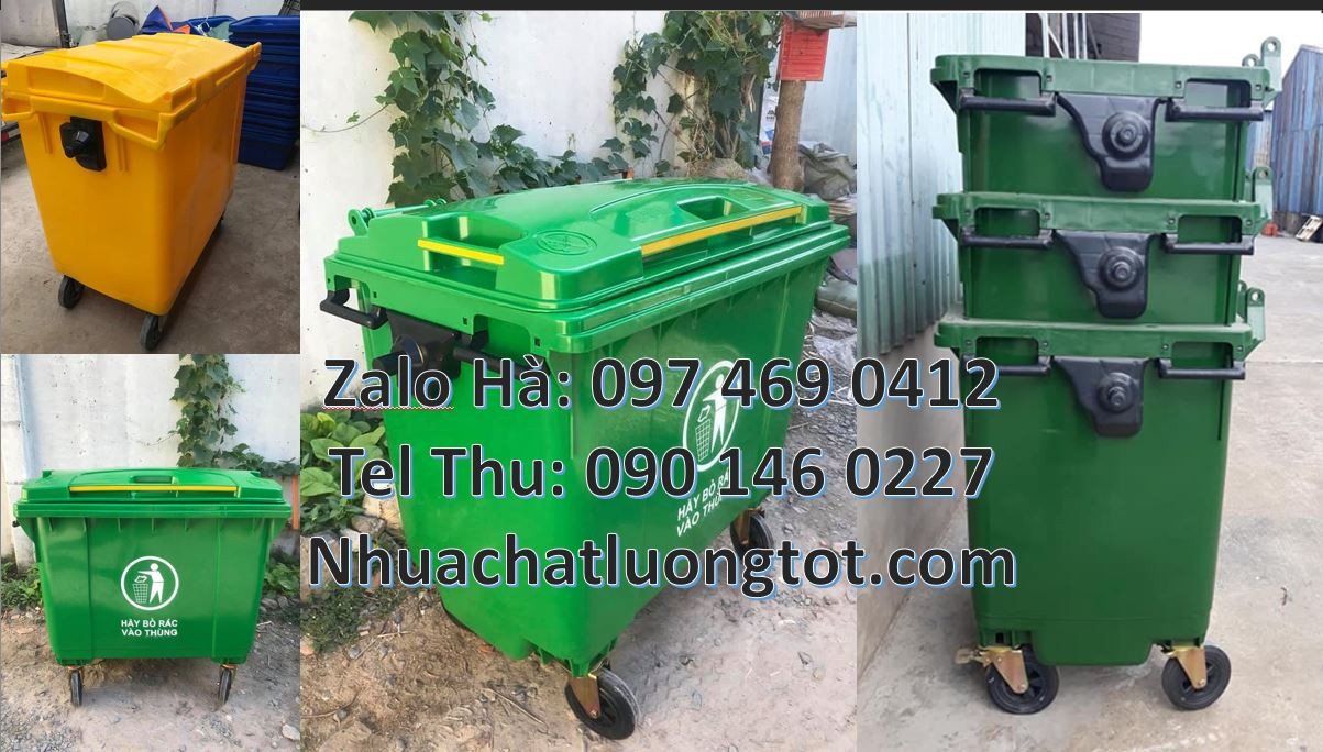 xe thu gom rác 660l 3 bánh hơi,xe rác công nghiệp 1000l,sĩ lẻ xe chở r
