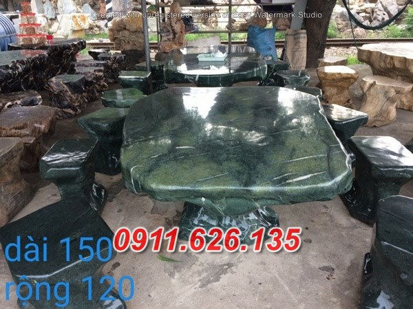 Mẫu Bàn Ghế Đá Tự Nhiên
