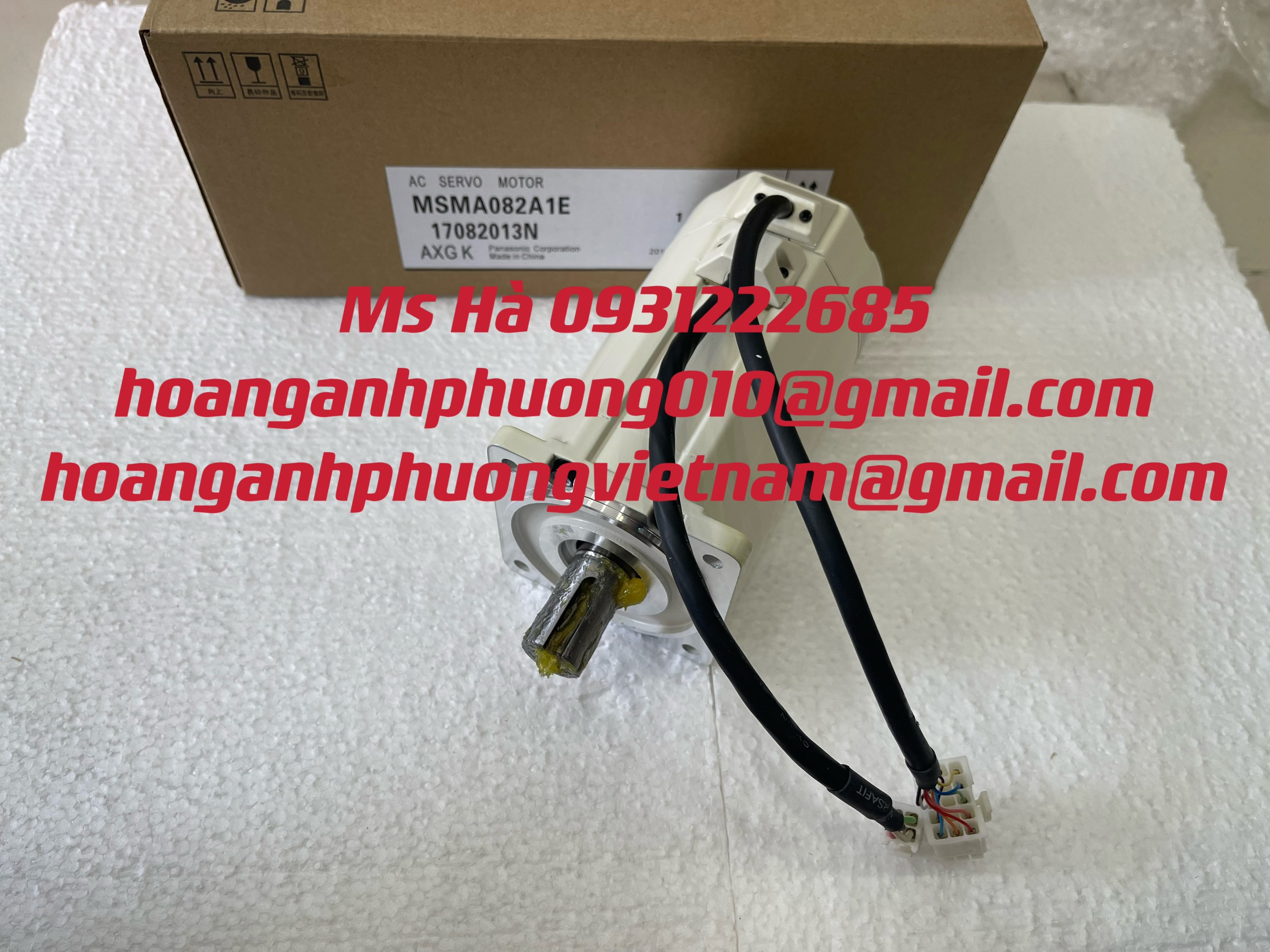 Động cơ 0.75kW panasonic MSMA082A1E hàng tốt, giá cạnh tranh