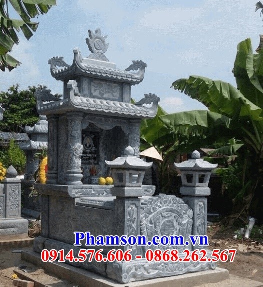 20158 thiết kế lăng mộ bằng đá hai mái bán lào cai