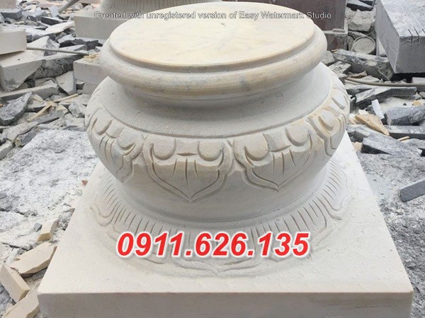 Mẫu đá kê cột chân tảng, thiết kế theo ý yêu cầu